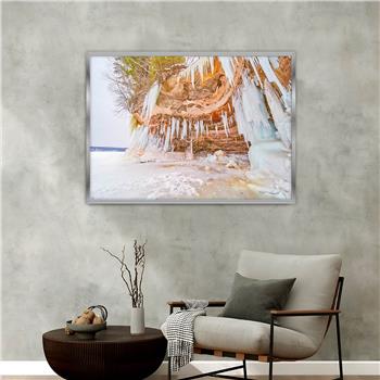 bedrucktes Glas mit Aluminiumrahmen und Natur Themen 