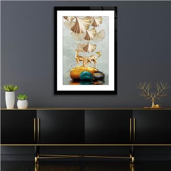 Kunst Thema auf bedrucktem Glas