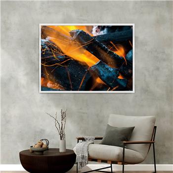 bedrucktes Glas mit Aluminiumrahmen und Kunst Themen 