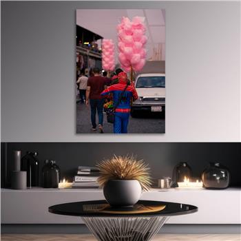 Kunst Thema auf bedrucktem Glas