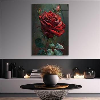 Thema Natur auf bedrucktem Glas