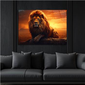 Yatay Doğa Temalı Cam Tablo 492