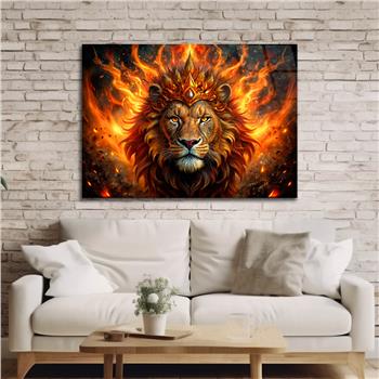 Yatay Doğa Temalı Cam Tablo 447