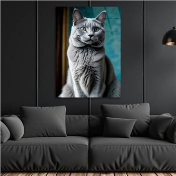 Dikey Doğa Temalı Cam Tablo 424