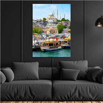 Dikey Dini Temalı Cam Tablo 267