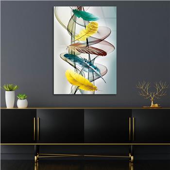 Kunst Thema auf bedrucktem Glas