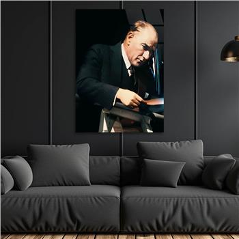 Dikey VatanTemalı Cam Tablo 214