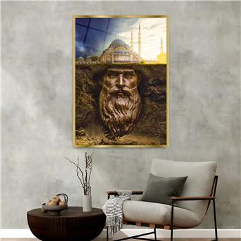 bedrucktes Glas mit Aluminiumrahmen und Nation Themen 