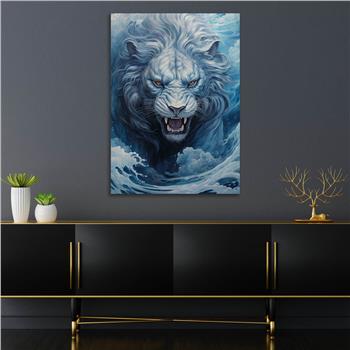 Dikey Doğa Temalı Cam Tablo 319