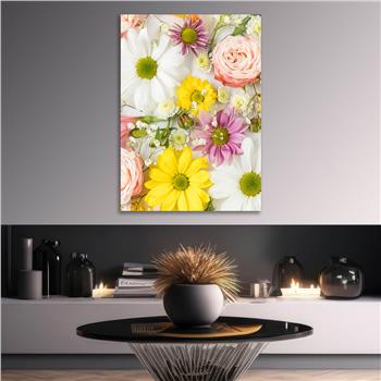 Dikey Sanat Temalı Cam Tablo 476