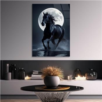 Dikey Doğa Temalı Cam Tablo 387