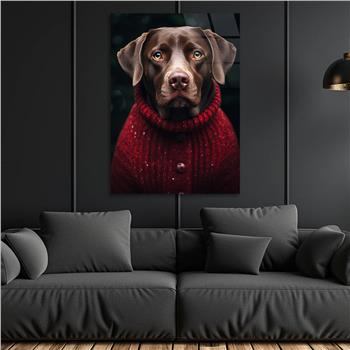 Dikey Doğa Temalı Cam Tablo 445