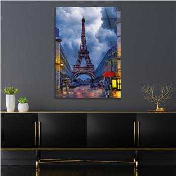 Kunst Thema auf bedrucktem Glas