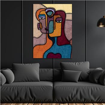 Kunst Thema auf bedrucktem Glas