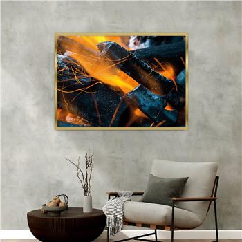 bedrucktes Glas mit Aluminiumrahmen und Kunst Themen 