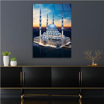 Dikey Dini Temalı Cam Tablo 264