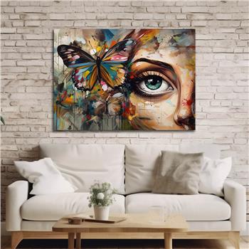 Kunst Thema auf bedrucktem Glas 538