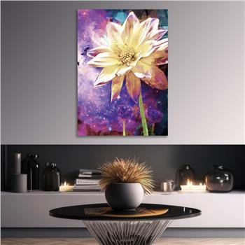 Kunst Thema auf bedrucktem Glas