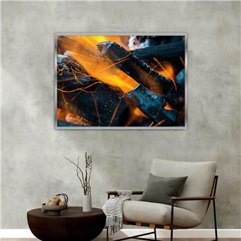 bedrucktes Glas mit Aluminiumrahmen und Kunst Themen 