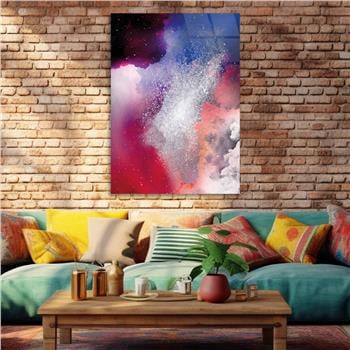 Kunst Thema auf bedrucktem Glas