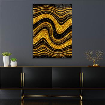 Dikey Sanat Temalı Cam Tablo 358