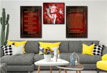 Vatan Temalı Saatli Set 050