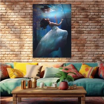 Kunst Thema auf bedrucktem Glas