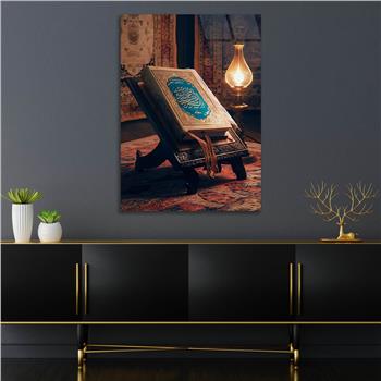 Dikey Dini Temalı Cam Tablo 272