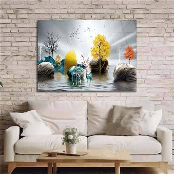 Tempered Glasss Wall Arts Art-Themed