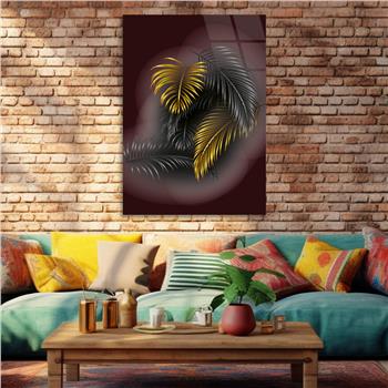 Kunst Thema auf bedrucktem Glas