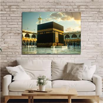 Yatay Dini Temalı Cam Tablo 195