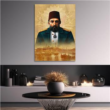 Dikey VatanTemalı Cam Tablo 199