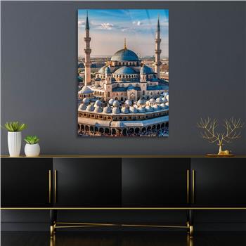 Dikey Dini Temalı Cam Tablo 247