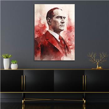 Dikey VatanTemalı Cam Tablo 165