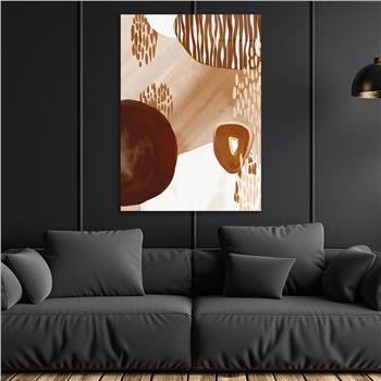 Kunst Thema auf bedrucktem Glas