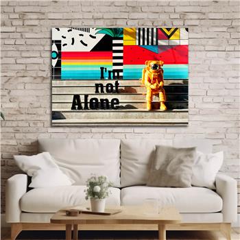 Horizontal Art-Themed Tempered Glass Wall Art 432