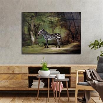 Kunst Thema auf bedrucktem Glas