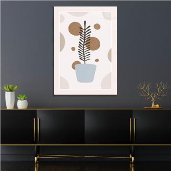 Dikey Sanat Temalı Cam Tablo 376