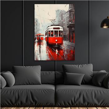 Dikey Sanat Temalı Cam Tablo 533