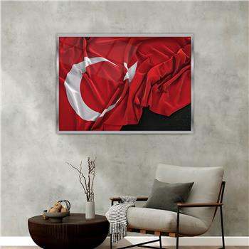 Aluminum-Framed National-Themed Tempered Glass Wall Art 051