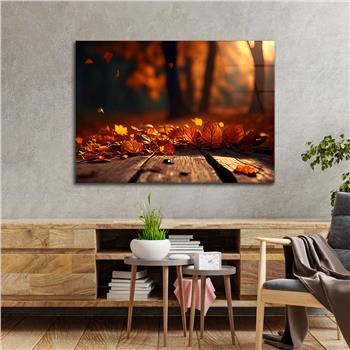 Yatay DoğaTemalı Cam Tablo 356