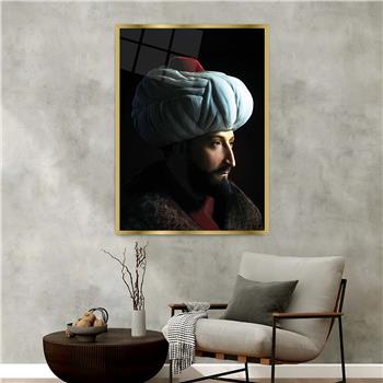 لوحة زجاجية وطني مع اطار ألمنيوم