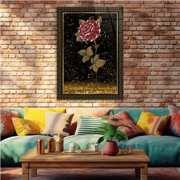 Dikey Dini Temalı Cam Tablo 297