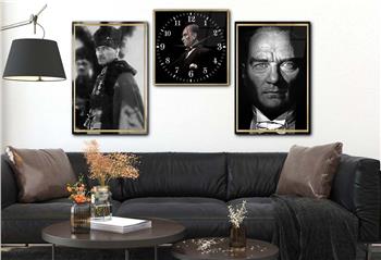 Nation Thematisches 2-teiliges bedrucktes Glas und Uhrenset