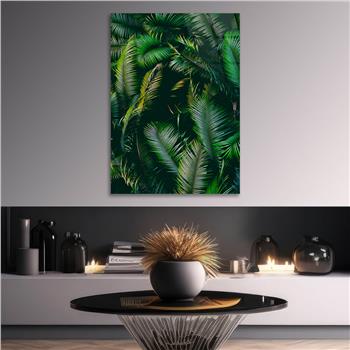 Dikey Sanat Temalı Cam Tablo 567