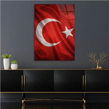 Dikey VatanTemalı Cam Tablo 166