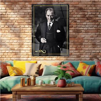 Dikey VatanTemalı Cam Tablo 241