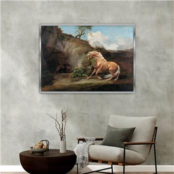 bedrucktes Glas mit Aluminiumrahmen und Kunst Themen 