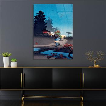 Kunst Thema auf bedrucktem Glas