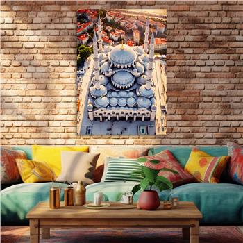 Dikey Dini Temalı Cam Tablo 279